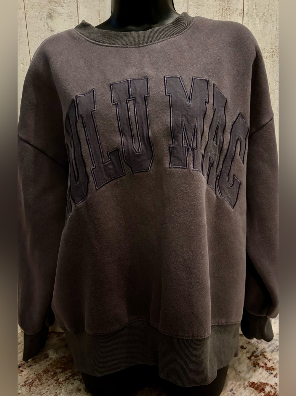 Lulu Mac Gray Sweatshirt